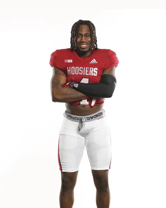 Defensive back Tyrik McDaniel on his official visit to Indiana University.